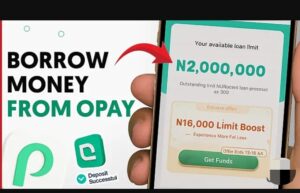 How to Borrow Money from OPay