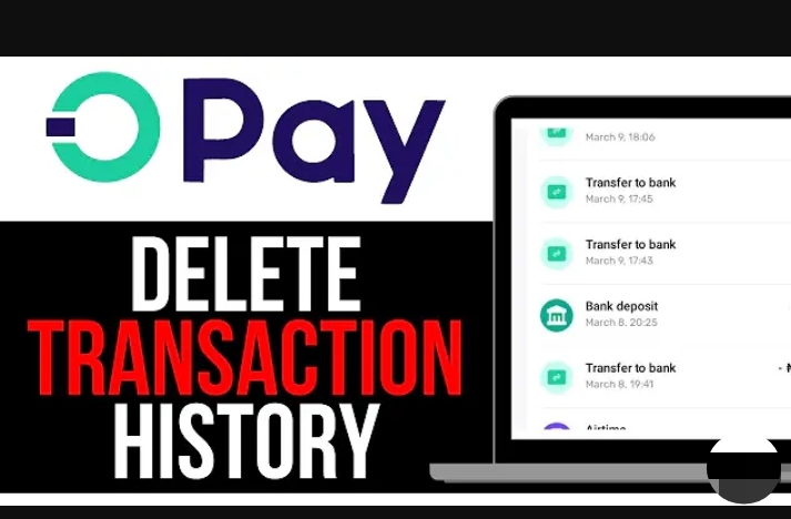 How to Hide or Delete Transaction History on OPay