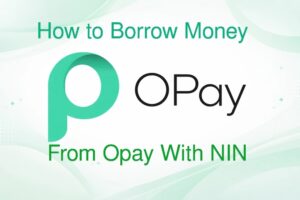 How to Borrow Money from OPay with NIN No BVN
