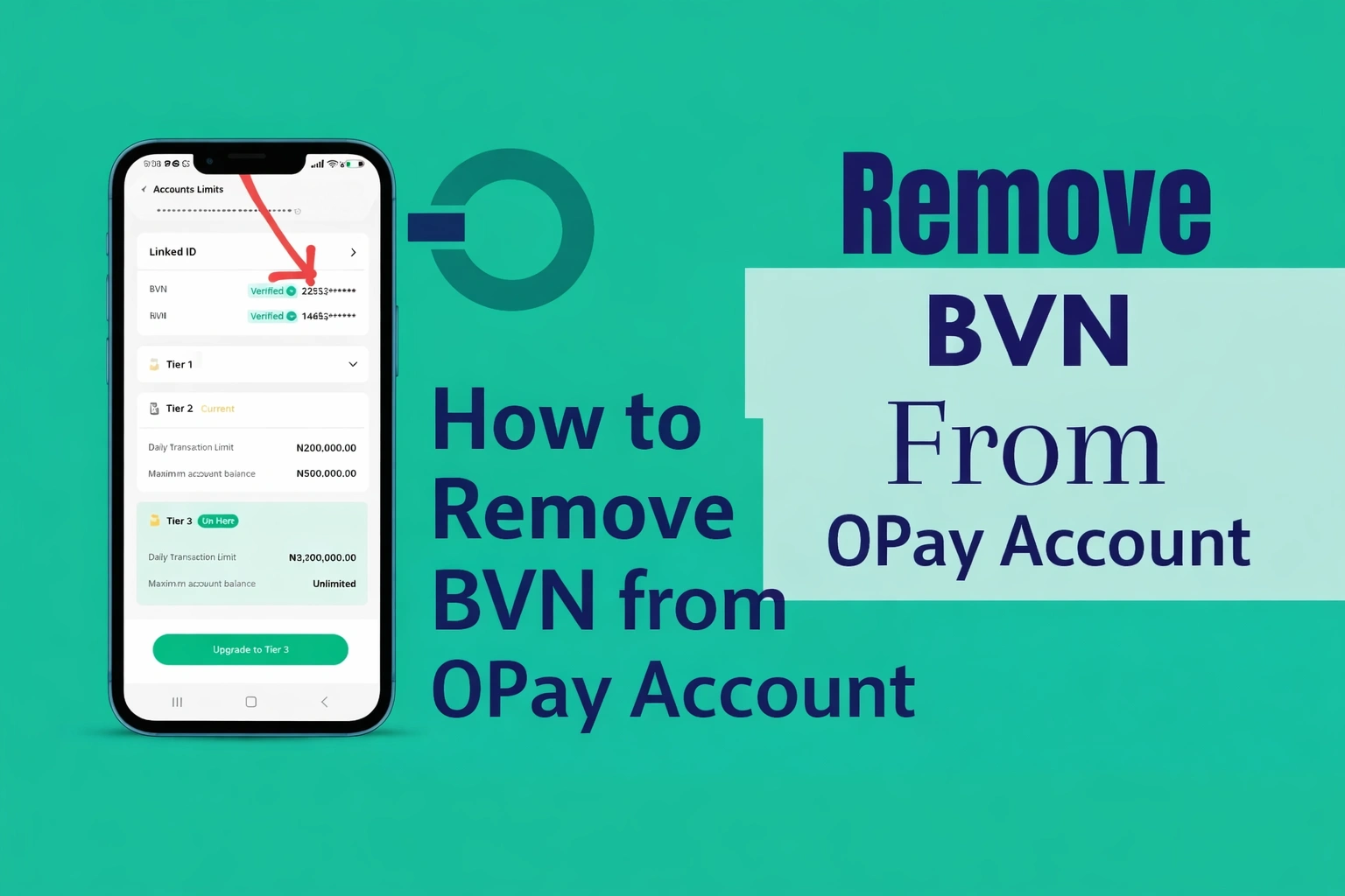 How to Remove BVN from OPay Account