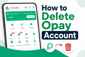 How to Delete Opay Account