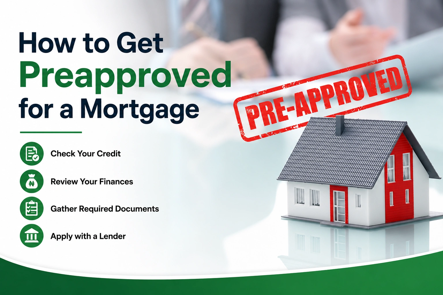 How to Get Preapproved for a Mortgage